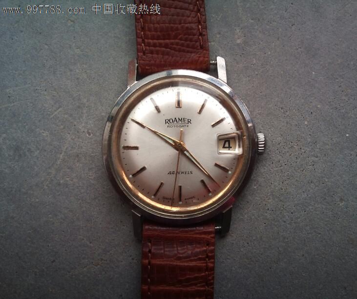 44钻自动老罗马,手表/腕表,机械,年代不详,罗马,钢,瑞士,三针_第2张