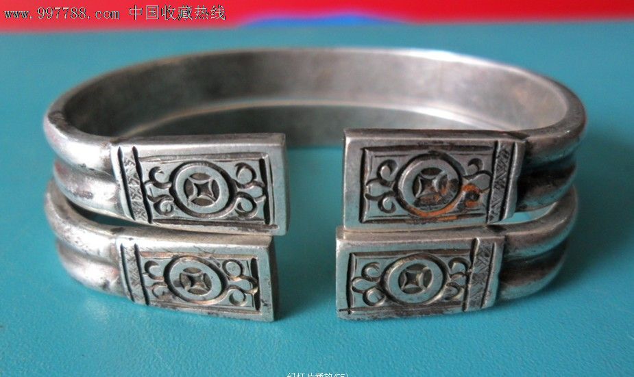 民国银手镯-价格:1000元-se12588612-银镯-零