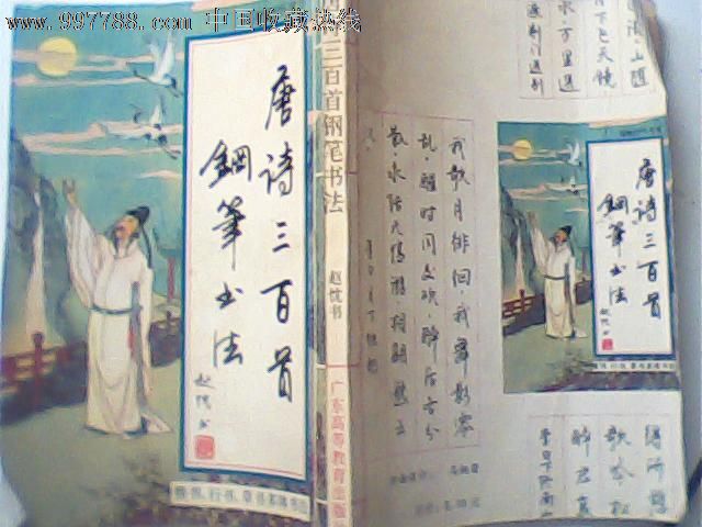 唐诗三百首钢笔书法(赵忱书)-字帖--se1273910