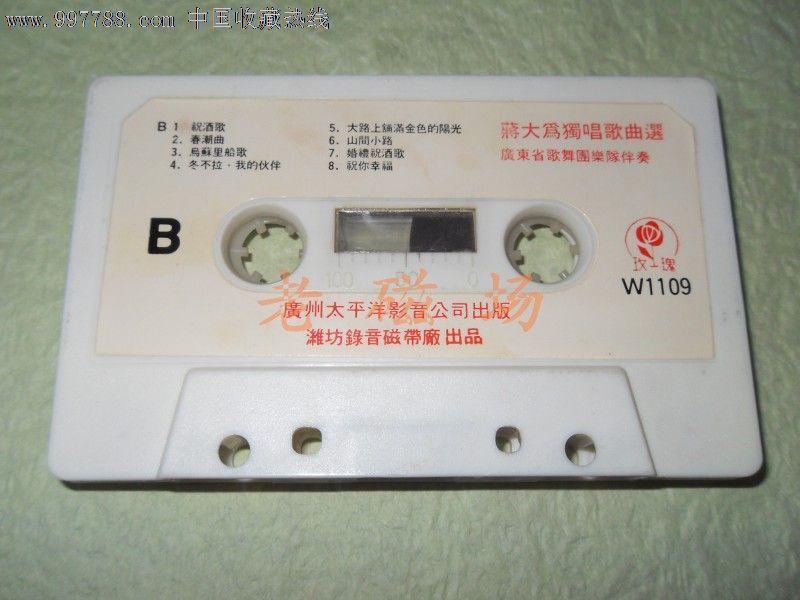 蒋大为【独唱歌曲】太平洋音像公司-价格:88元