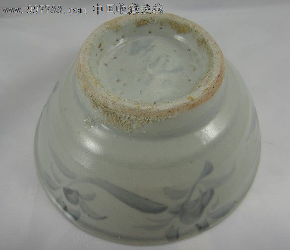 小步古玩※包真品明代海捞青花瓷器:青花碗,青花瓷,白地青花,明朝