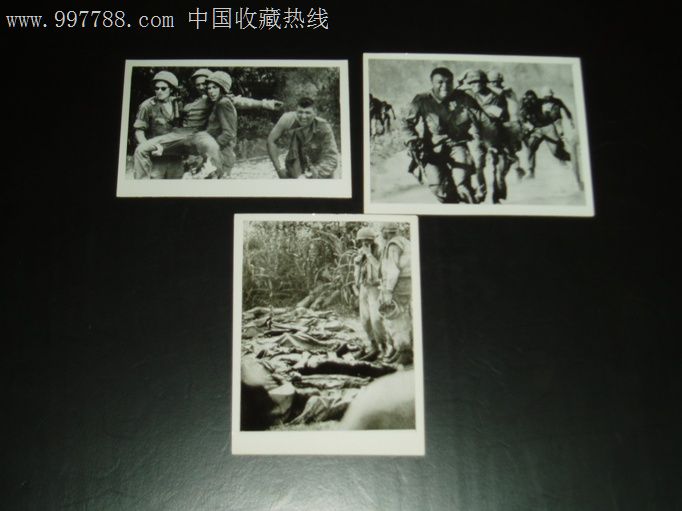 美国侵略者;五路攻势;的下场[3张1套],老照片-- 