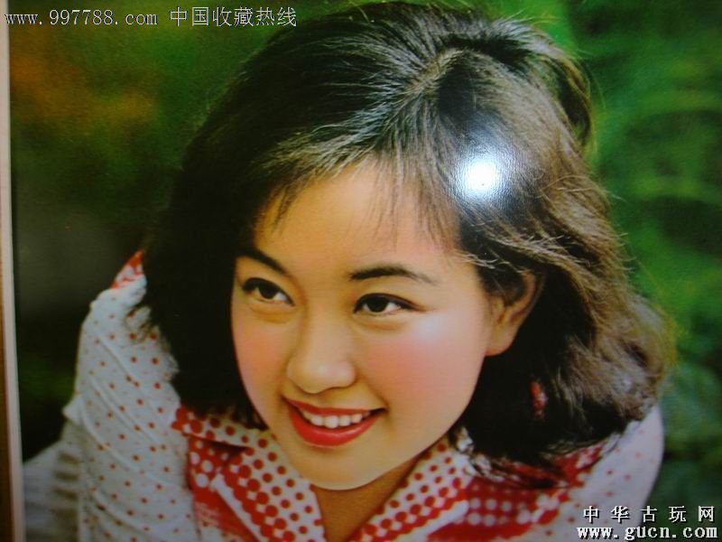 八十年代电影女明星刘晓庆铁皮画像-价格:130