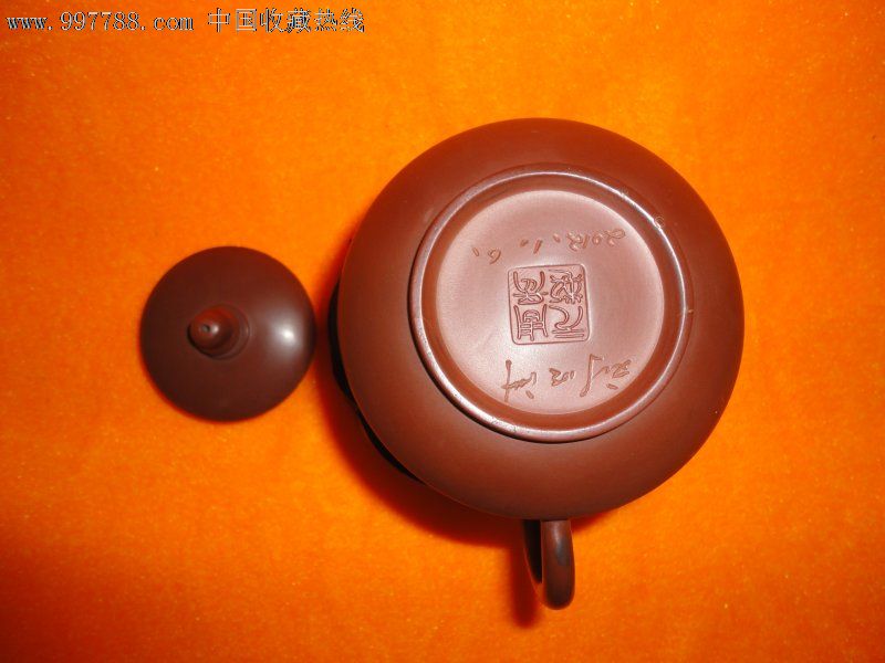 广西坭兴陶\/紫砂齐名\/茶壶\/刘明洲\/金钟壶-价格