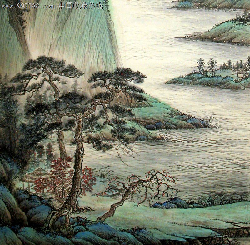 展宏/国画/山水画/四尺/江山胜景图/20121-山水国画