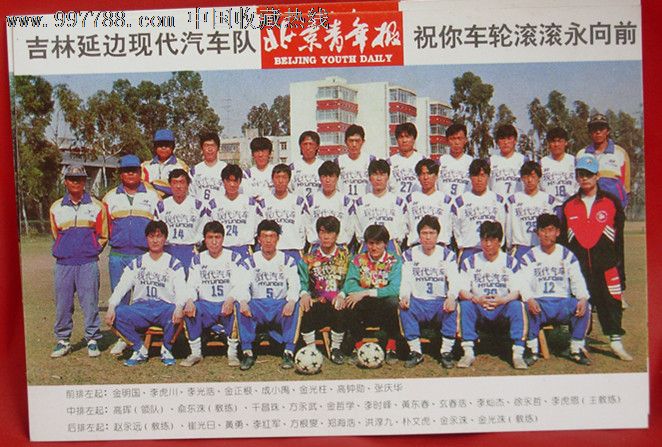 1996中国各足球队