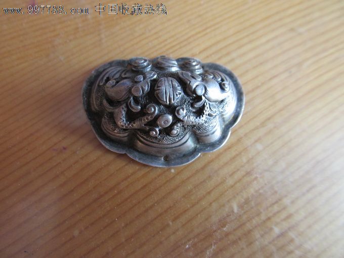 鱼变龙,银锁\/银项链,其他银锁\/银项链,年代不详