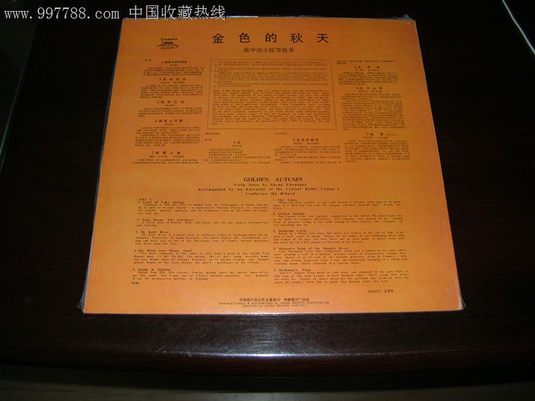 盛中国小提琴独奏---金色的秋天