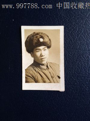一杠三星的军人,老照片-- 个人照片,老照片,普通