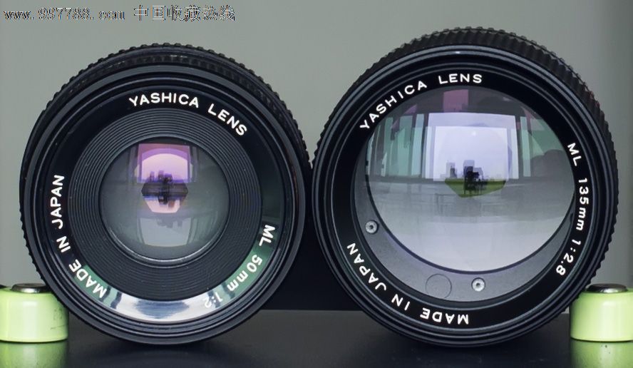 雅西卡YASHICA50MM\/F2.0标镜+135MM\/F2.8