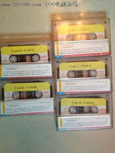 80后初中磁带--李雷韩梅梅--初中第一册-5册全