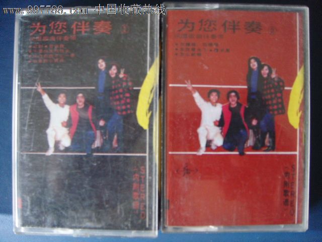 为你伴奏-风靡歌曲伴奏带2盘(磁带)中国唱片2