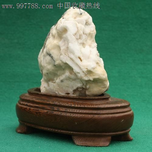 投资收藏桂灵石天然奇石原石可媲美白灵璧石gls004雪峰之巅