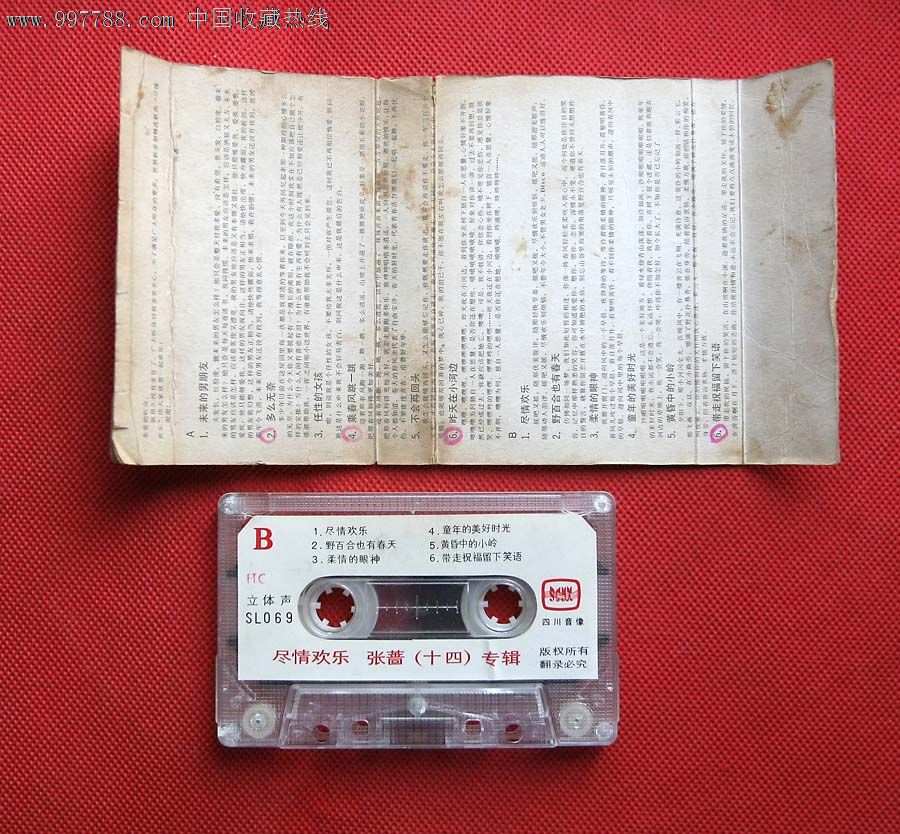 [老磁带]张蔷《尽情欢乐》