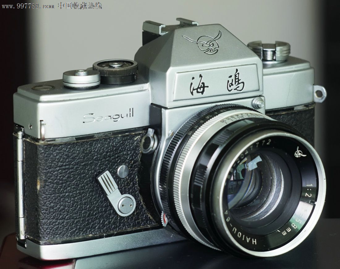 老字号海鸥DF相机+58MM\/F2.0标准镜头,单反