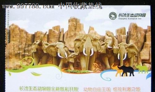 长沙市生态动物园-大象馆门票78_价格3元_第1张_中国收藏热线