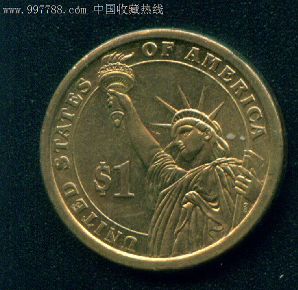 美国1美元纪念币(美国总统威廉·亨利·哈里森)