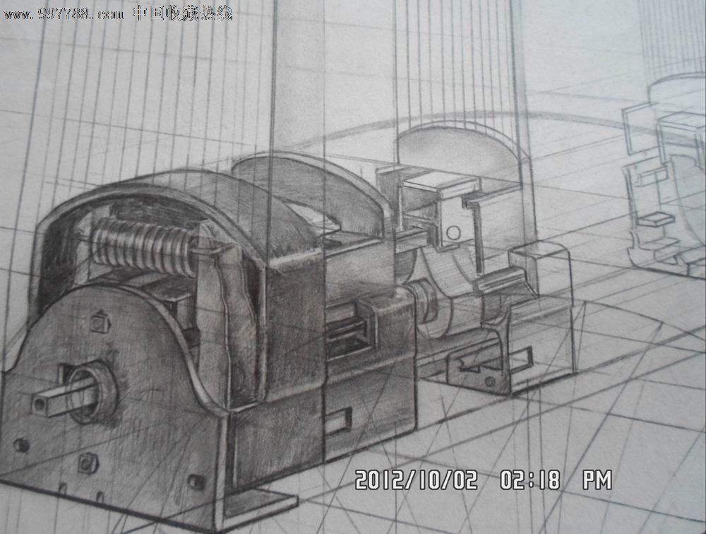 设计图(四川美术学院),素描\/速写,铅笔画原画,其他图案,21世纪初,对开,se13999885,零售,中国收藏热线