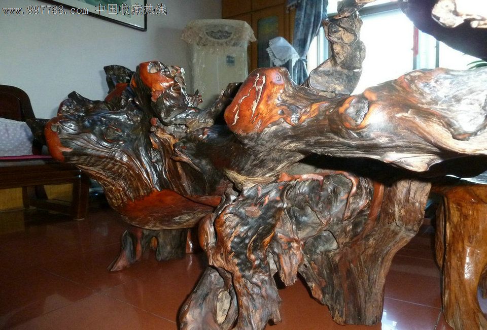 红豆杉、木抱石、喜登梅、根雕茶海-价格:888