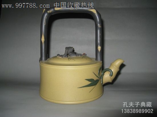 双色老段砂老紫砂壶岁寒三友提梁壶松竹梅回流拍卖汪寅仙