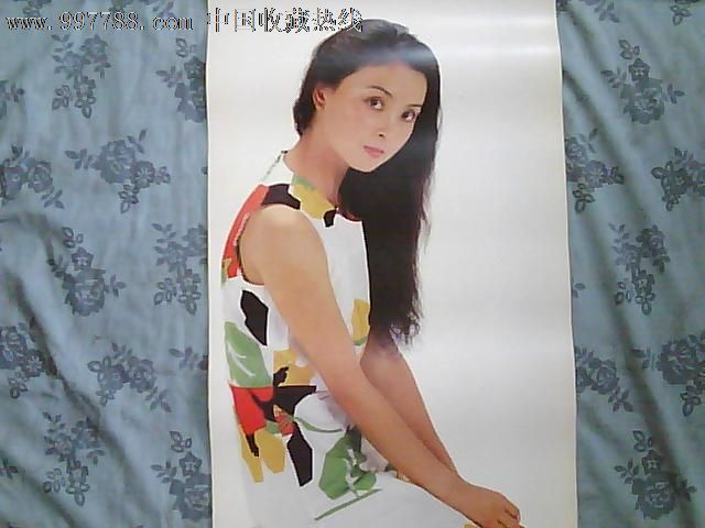 1987年挂历影星,挂历/台历,挂历,八十年代(20世纪),明星/美女,对开,13