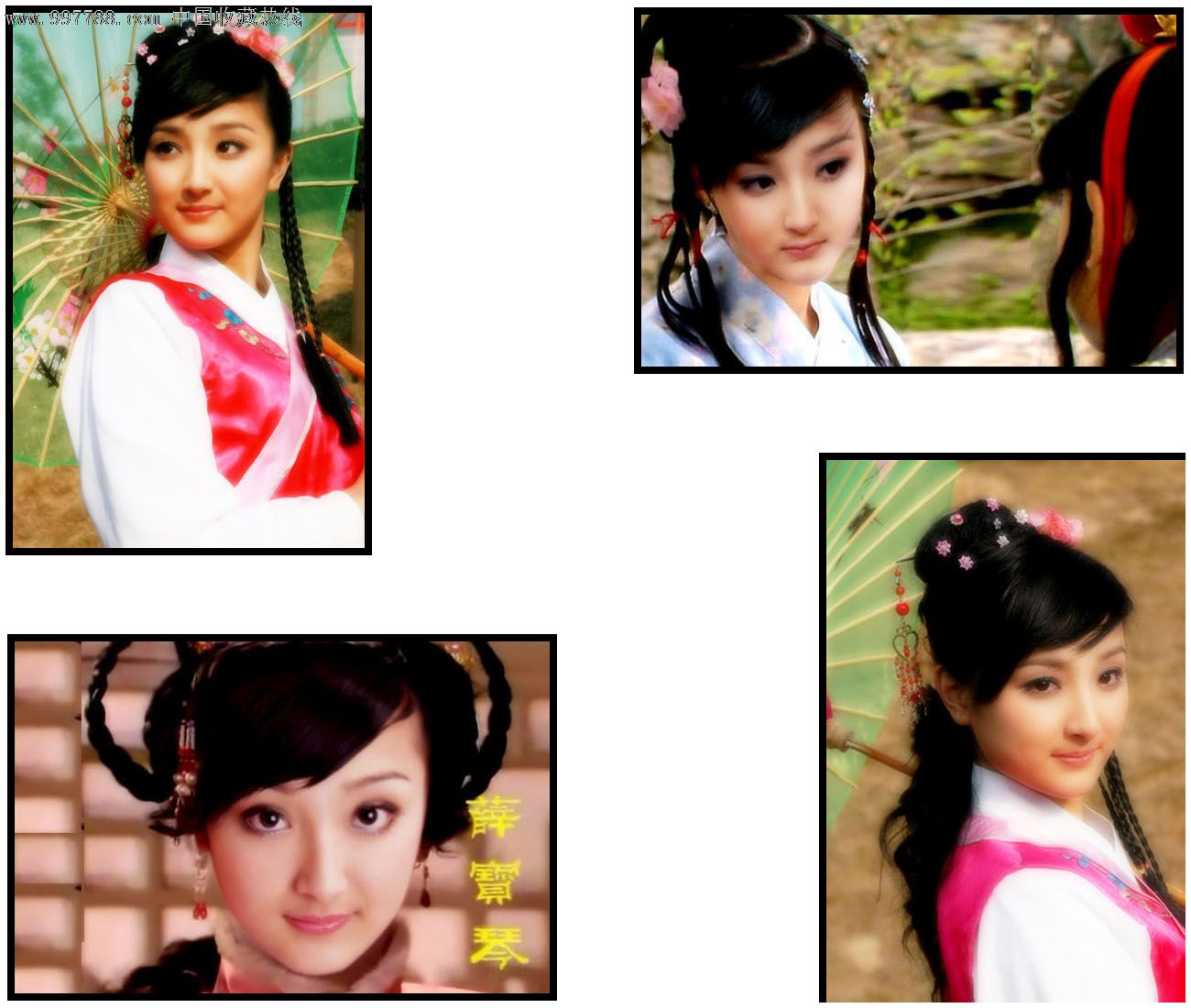 中国明星---殷叶子.彩色照片,全套80张.《红楼梦》里的薛宝琴图片