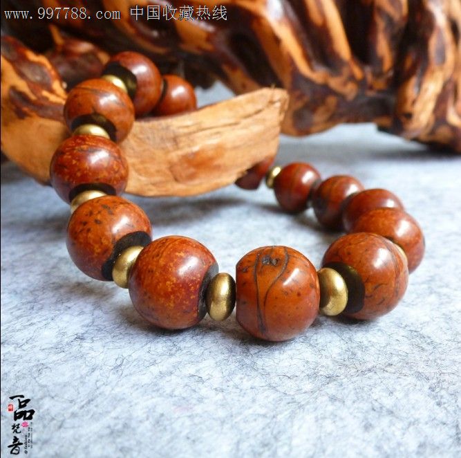 精致藏式鼓凤眼菩提子佛珠手串配黄铜男女手串14MM辟邪保平安佛珠-价格:58元-se14314558-其他收藏品-零售-中国收藏热线