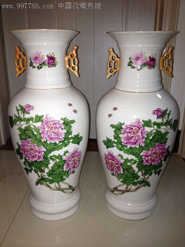 大花瓶_单色白瓷_岁月淘宝吧