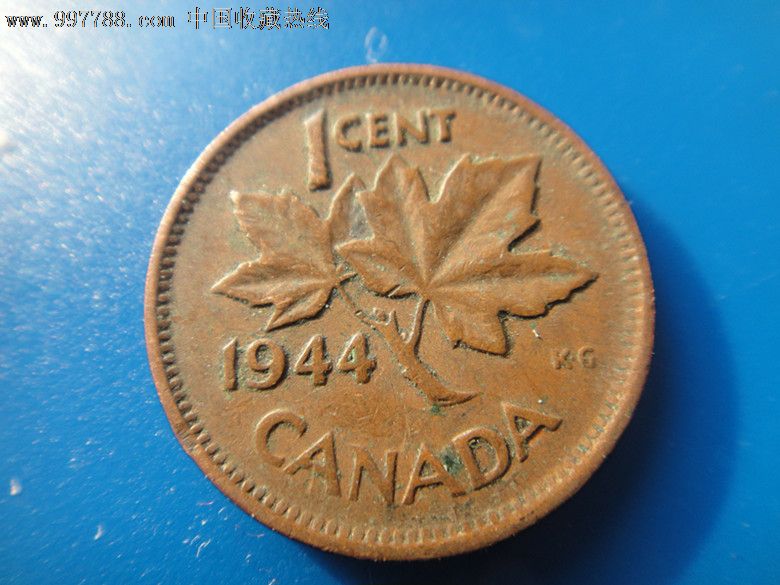 加拿大1944年二战时期1分-价格:6元-se14430