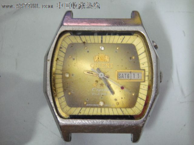 三星双狮21钻自动机械表机芯字样46943,手表