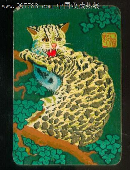 1976年“猫豹”年历片-价格:2.5元-se14666890-年历卡\/片-零售-中国收藏热线