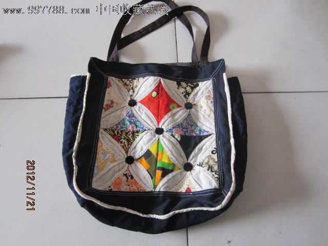 五六十年代碎步拼花兜-其他收藏品--se147497