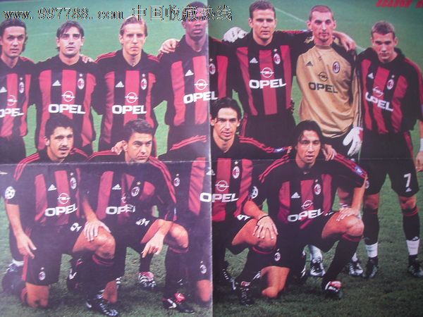 足球明星.2000年亚洲赛中国足球队阵容,acmilan