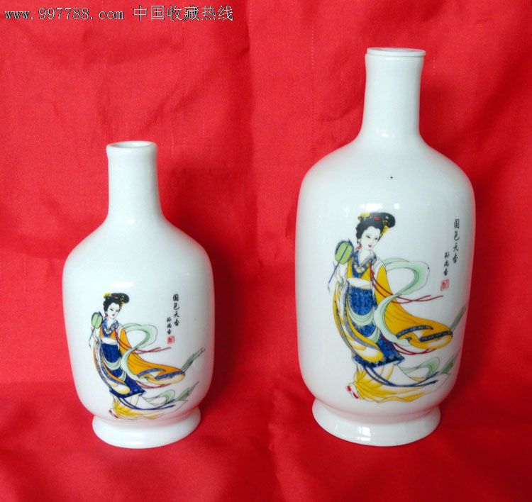 酒瓶收藏,杜康三国书卷酒艺术酒瓶.500ml