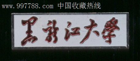 黑龙江大学,校徽/毕业章,校徽/校牌,大学,铝/铝合金,年代不详,黑龙江