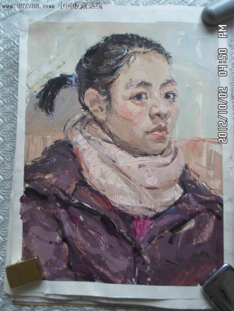 油画人物(四川美术学院)_价格元【重庆文方斋】_第1张_中国收藏热线图片