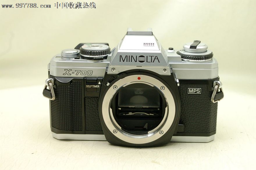 美能达X-700-经典胶片单反相机机身,银色,稀有