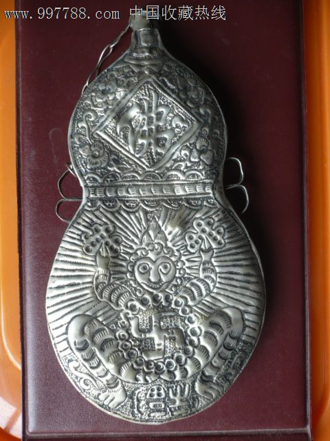 扁平葫芦形银酒壶_价格元_第2张_中国收藏热线