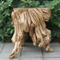 宜居品阁木雕根雕树桩凳换鞋凳柑橘树根凳艺术