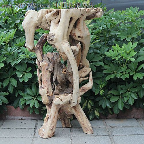 送礼佳品/天然根雕奇石/秤杆木根雕木雕/花架花台博古
