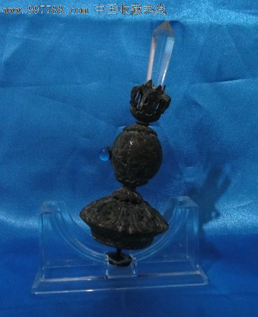 清朝正五品水晶朝冠帽顶顶子,其他水晶工艺,水