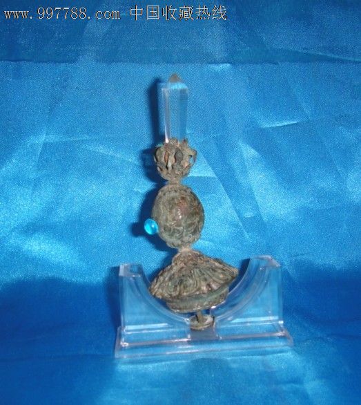 清朝正五品水晶朝冠帽顶顶子,其他水晶工艺,水