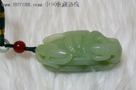 和田玉青海料翠青玉把件,和田玉,年代不详,其他