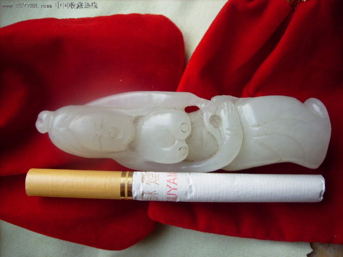 和田白玉保真包退,美女啊挂件一个-价格:780元