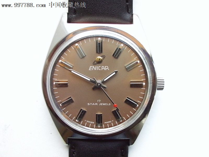 库存【英纳格牌】机械手表,手表\/腕表,机械,七十年代(20世纪),英纳格\/英格,钢,瑞士,三针,se15555889,零售,中国收藏热线