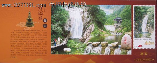 特殊板式的马踏飞燕门票——鲁山好运谷!(票价80元)!
