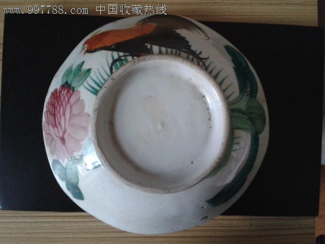 民国八角鸡公碗