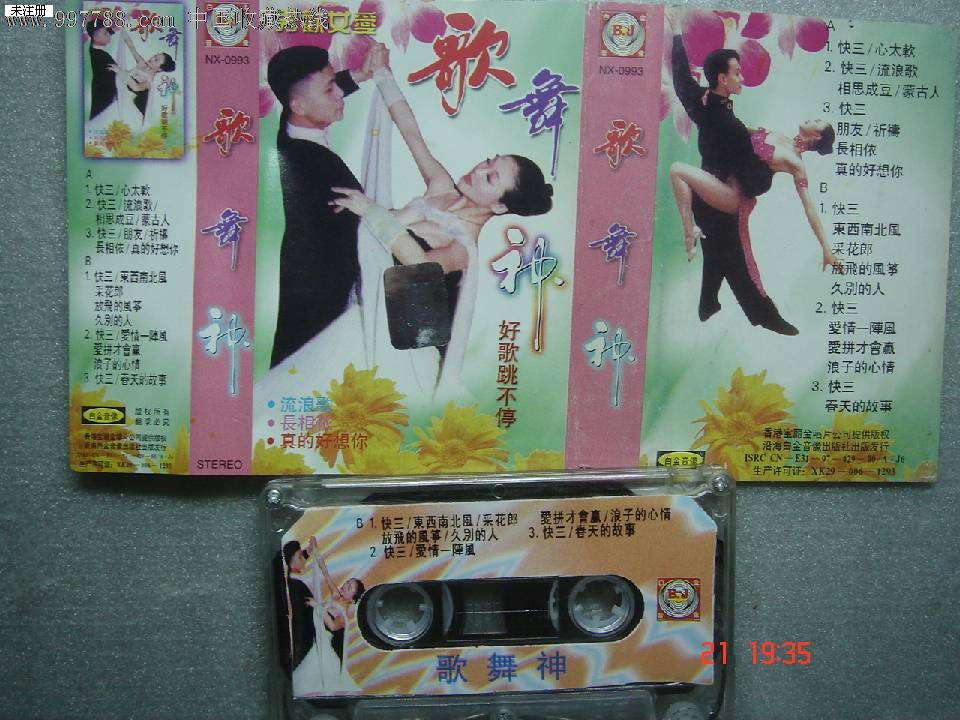 磁带:<em>男欢女爱</em>歌伴舞-好歌跳不停,磁带/卡带,音