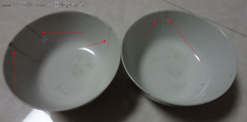 春节特价民国两彩君子之风图碗一对包老瓷器标本_彩绘瓷\/彩瓷_博钰阁藏品居【中国收藏热线】