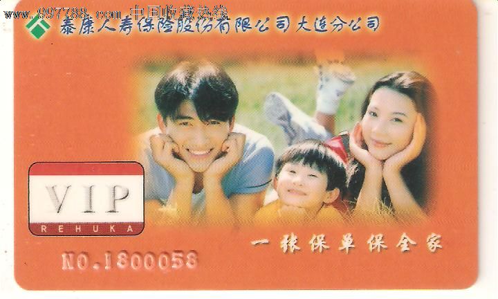 一张保单保全家(泰康人寿大连分公司)-保险卡-